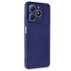 Realme C61 Kılıf Auto Focus Karbon Kapak - Lacivert