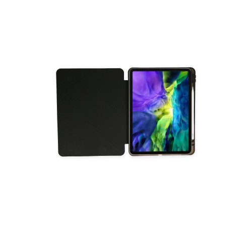 iPad Pro 11 (2024) Kılıf Kalemlikli Mars Tablet Kılıfı - Siyah
