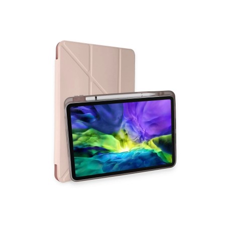 iPad Pro 11 (2024) Kılıf Kalemlikli Mars Tablet Kılıfı - Rose Gold iPad Pro 11 (2024) Kılıf Kalemlikli Mars Tablet Kılıfı - Rose Gold