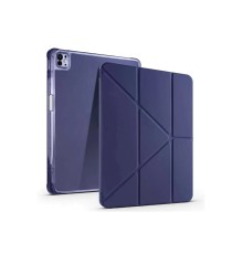 iPad Pro 13 (2024) Kılıf Kalemlikli Mars Tablet Kılıfı - Lacivert