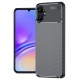 Samsung Galaxy A06 Kılıf Auto Focus Karbon Kapak - Siyah