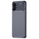 Samsung Galaxy A06 Kılıf Auto Focus Karbon Kapak - Lacivert
