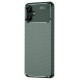 Samsung Galaxy A06 Kılıf Auto Focus Karbon Kapak - Koyu Yeşil
