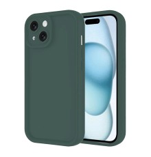 iPhone 14 Kılıf Viera Silikon - Koyu Yeşil