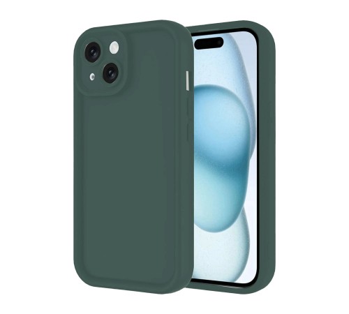 iPhone 14 Kılıf Viera Silikon - Koyu Yeşil iPhone 14 Kılıf Viera Silikon - Koyu Yeşil