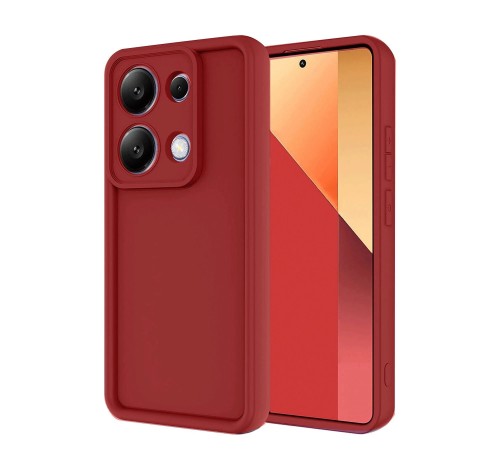 Xiaomi Redmi Note 13 Pro 4G Kılıf Viera Silikon - Kırmızı Xiaomi Redmi Note 13 Pro 4G Kılıf Viera Silikon - Kırmızı
