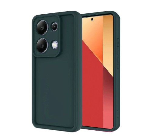 Xiaomi Redmi Note 13 Pro 4G Kılıf Viera Silikon - Koyu Yeşil Xiaomi Redmi Note 13 Pro 4G Kılıf Viera Silikon - Koyu Yeşil