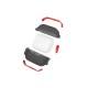 Airpods 4 (4.nesil) Predator Airpods Kılıf - Siyah