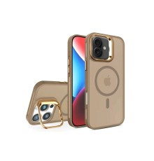 iPhone 16 Flet Lens Magsafe Kapak - Gold