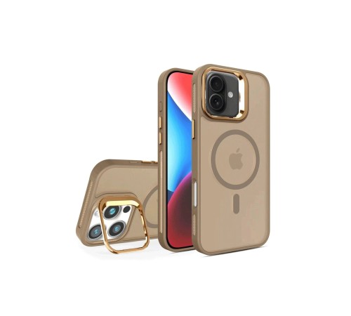 iPhone 16 Flet Lens Magsafe Kapak - Gold iPhone 16 Flet Lens Magsafe Kapak - Gold