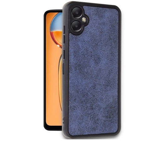 Samsung Galaxy A06 Kılıf Aras Deri Kapak - Lacivert Samsung Galaxy A06 Kılıf Aras Deri Kapak - Lacivert