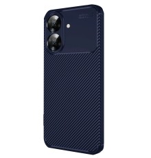 Realme Note 60 Kılıf Auto Focus Karbon Kapak - Lacivert