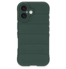 iPhone 16 Kılıf Optimum Silikon - Koyu Yeşil