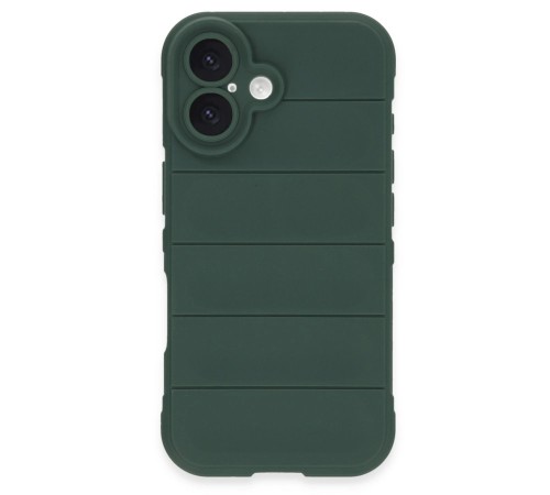 iPhone 16 Kılıf Optimum Silikon - Koyu Yeşil
