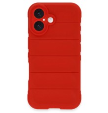 iPhone 16 Plus Kılıf Optimum Silikon - Kırmızı