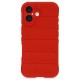 iPhone 16 Plus Kılıf Optimum Silikon - Kırmızı