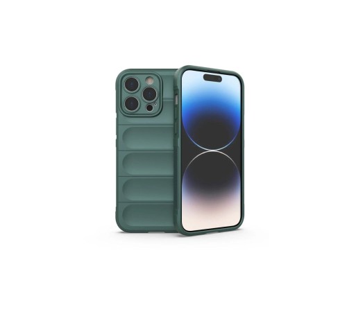 iPhone 16 Pro Kılıf Optimum Silikon - Koyu Yeşil iPhone 16 Pro Kılıf Optimum Silikon - Koyu Yeşil