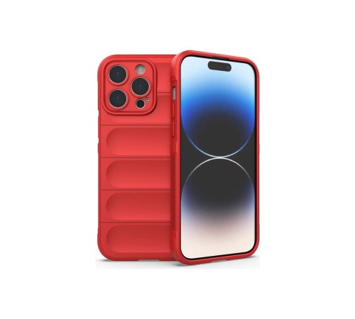 iPhone 16 Pro Max Kılıf Optimum Silikon - Kırmızı iPhone 16 Pro Max Kılıf Optimum Silikon - Kırmızı