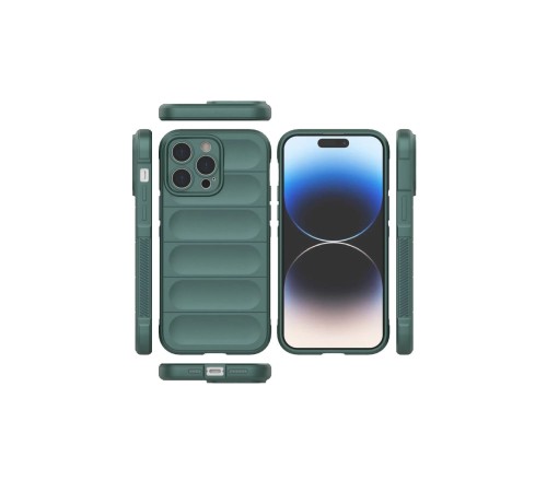 iPhone 16 Pro Max Kılıf Optimum Silikon - Koyu Yeşil iPhone 16 Pro Max Kılıf Optimum Silikon - Koyu Yeşil