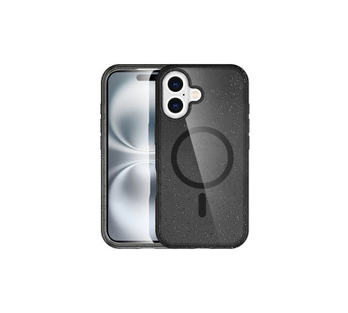 iPhone 16 Plus Kılıf Glow Magsafe Kapak - Siyah iPhone 16 Plus Kılıf Glow Magsafe Kapak - Siyah