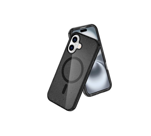 iPhone 16 Plus Kılıf Glow Magsafe Kapak - Siyah iPhone 16 Plus Kılıf Glow Magsafe Kapak - Siyah