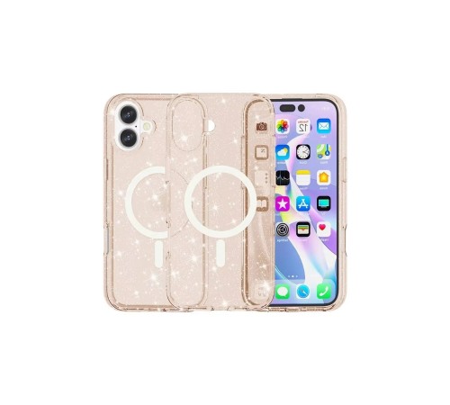 iPhone 16 Plus Kılıf Glow Magsafe Kapak - Turuncu iPhone 16 Plus Kılıf Glow Magsafe Kapak - Turuncu