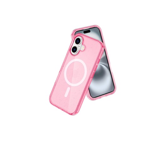iPhone 16 Plus Kılıf Glow Magsafe Kapak - Pembe iPhone 16 Plus Kılıf Glow Magsafe Kapak - Pembe