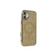 iPhone 16 Kılıf Diamond Magsafe Kapak - Gold