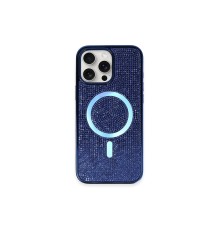 iPhone 16 Pro Kılıf Diamond Magsafe Kapak - Lacivert