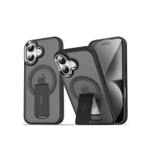 iPhone 16 Plus Kılıf Tork Magsafe Standlı Kapak - Siyah