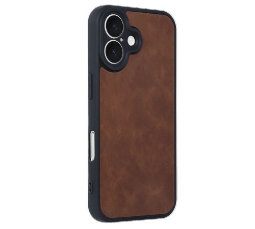 iPhone 16 Kılıf Aras Deri Kapak - Taba iPhone 16 Kılıf Aras Deri Kapak - Taba