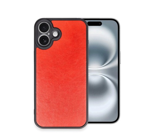 iPhone 16 Plus Kılıf Aras Deri Kapak - Kırmızı iPhone 16 Plus Kılıf Aras Deri Kapak - Kırmızı