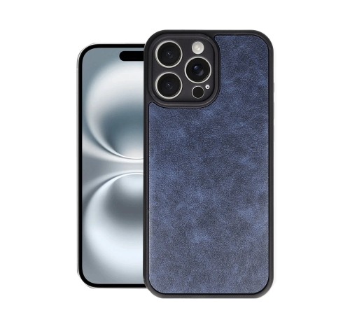iPhone 16 Pro Kılıf Aras Deri Kapak - Lacivert iPhone 16 Pro Kılıf Aras Deri Kapak - Lacivert