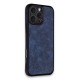 iPhone 16 Pro Kılıf Aras Deri Kapak - Lacivert