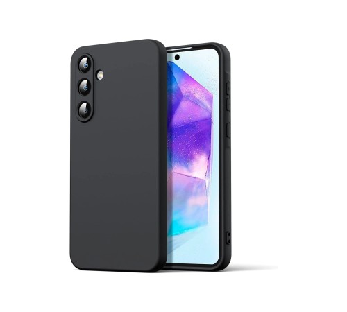 Samsung Galaxy A16 5G Kılıf Nano içi Kadife Silikon - Siyah Samsung Galaxy A16 5G Kılıf Nano içi Kadife Silikon - Siyah
