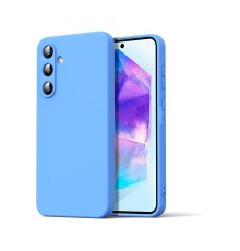 Samsung Galaxy A16 5G Kılıf Nano içi Kadife Silikon - Mavi