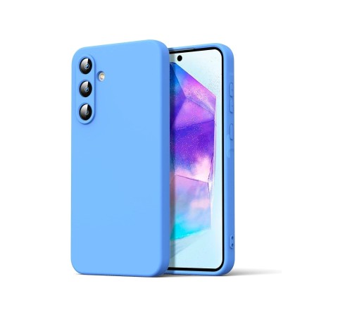 Samsung Galaxy A16 5G Kılıf Nano içi Kadife Silikon - Mavi Samsung Galaxy A16 5G Kılıf Nano içi Kadife Silikon - Mavi