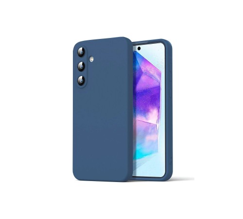 Samsung Galaxy A16 5G Kılıf Nano içi Kadife Silikon - Lacivert
