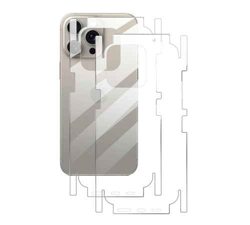 iPhone 16 Pro 360 Full Body Arka Koruyucu iPhone 16 Pro 360 Full Body Arka Koruyucu