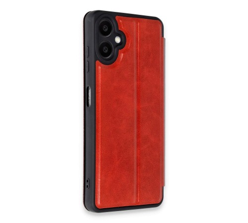 Samsung Galaxy A06 Kılıf Flip Cover - Kırmızı