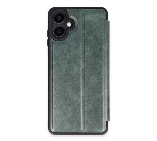 Samsung Galaxy A06 Kılıf Flip Cover - Koyu Yeşil