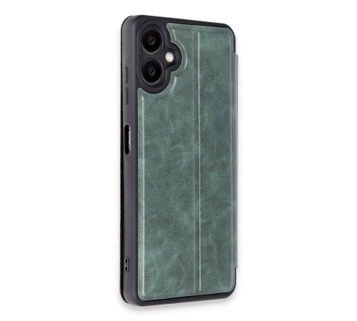 Samsung Galaxy A06 Kılıf Flip Cover - Koyu Yeşil