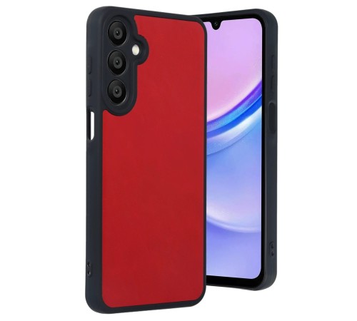 Samsung Galaxy A16 5G Kılıf Aras Deri Kapak - Kırmızı