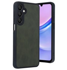 Samsung Galaxy A16 5G Kılıf Aras Deri Kapak - Koyu Yeşil