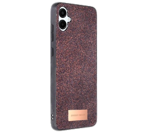 Samsung Galaxy A06 Bright Simli Kapak - Derin Mor Samsung Galaxy A06 Bright Simli Kapak - Derin Mor