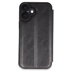 iPhone 16 Kılıf Flip Cover - Siyah