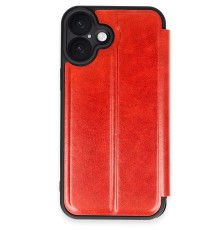 iPhone 16 Kılıf Flip Cover - Kırmızı