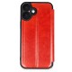 iPhone 16 Kılıf Flip Cover - Kırmızı