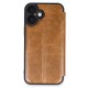 iPhone 16 Kılıf Flip Cover - Taba