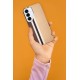 Joko Samsung Galaxy S25 Besa Magsafe Kapak - Natural Grey